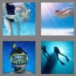 4 pics 1 word 6 letters diving