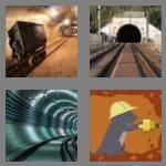 4 pics 1 word 6 letters tunnel