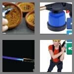 4 pics 1 word 9 letters blowtorch